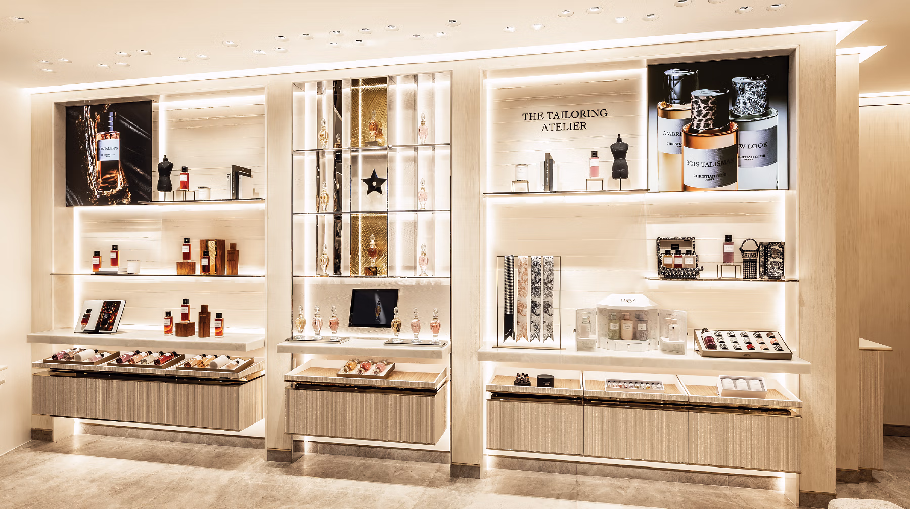 Matte Black's interior fit out for Dior's La Collection Privée at ION, Singapore.