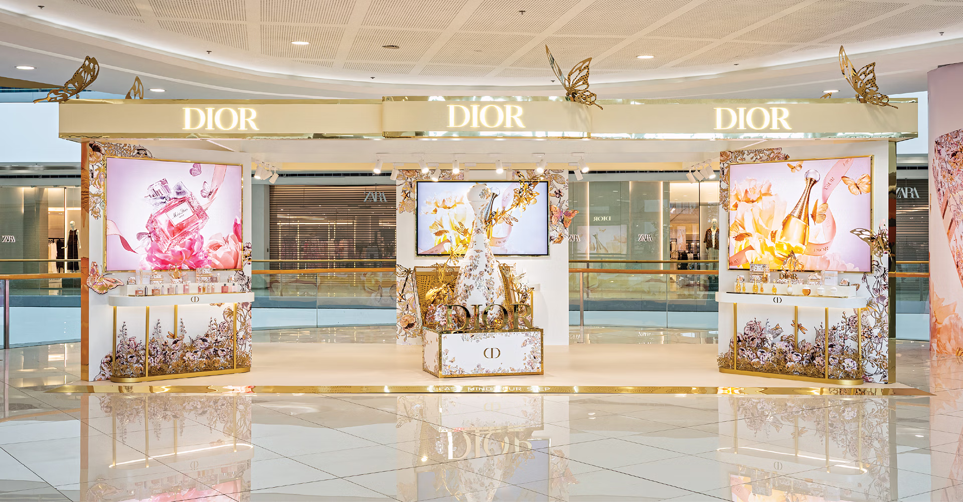Matte Black's pop up store for Dior at Mall of Asia, The Philippines