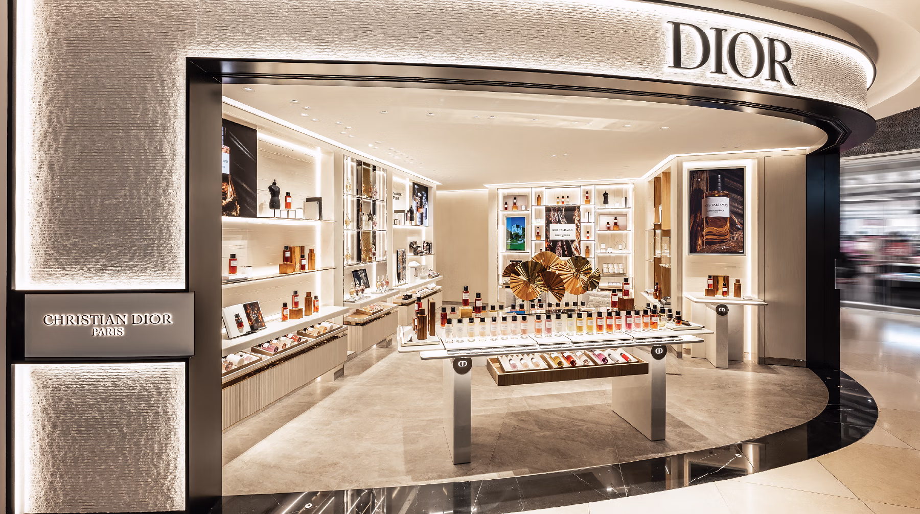 Matte Black's retail display for Dior's La Collection Privée at ION Orchard Singapore.