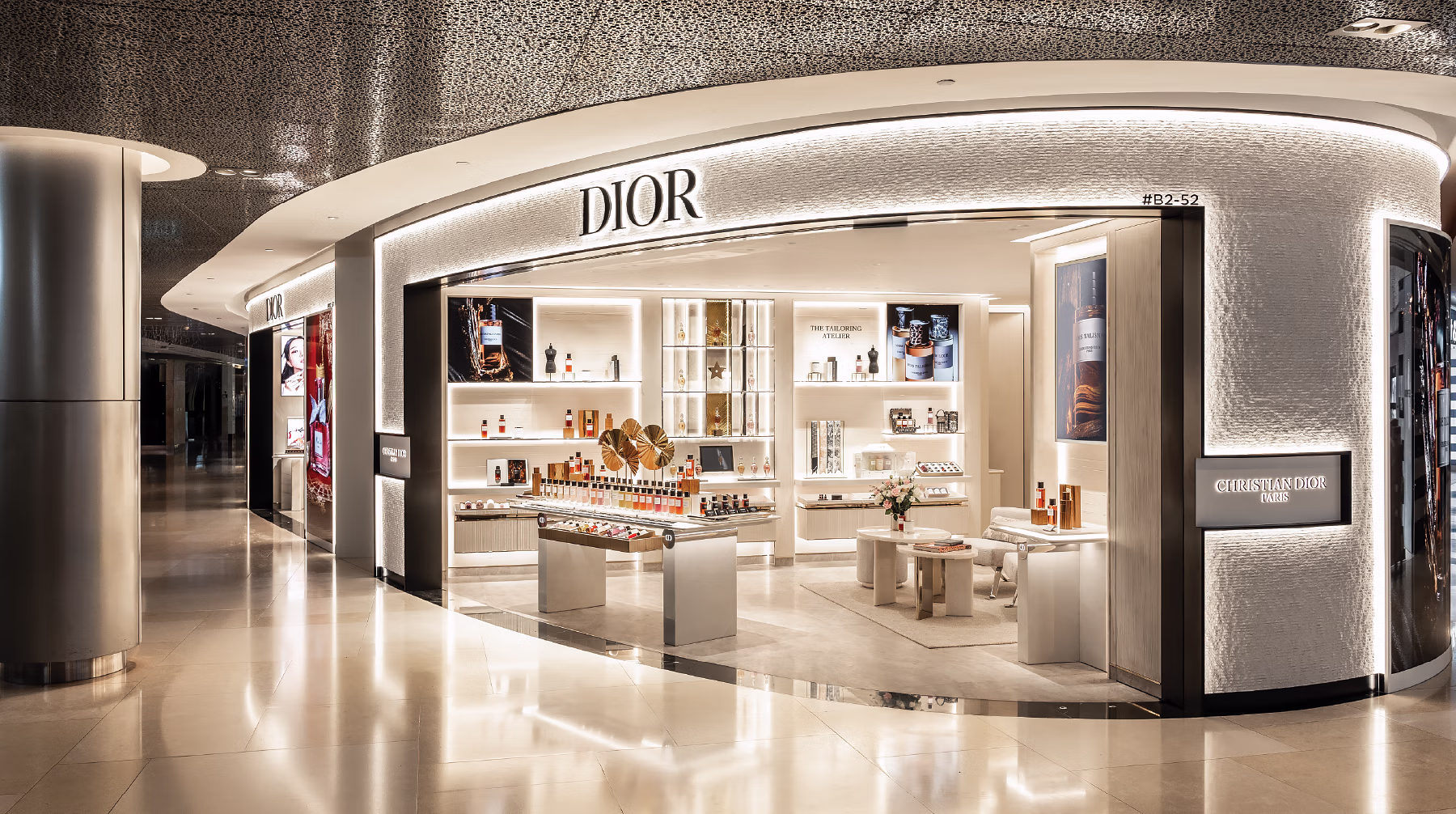 Matte Black's shopfitting for Dior's La Collection Privée at ION Orchard, Singapore.