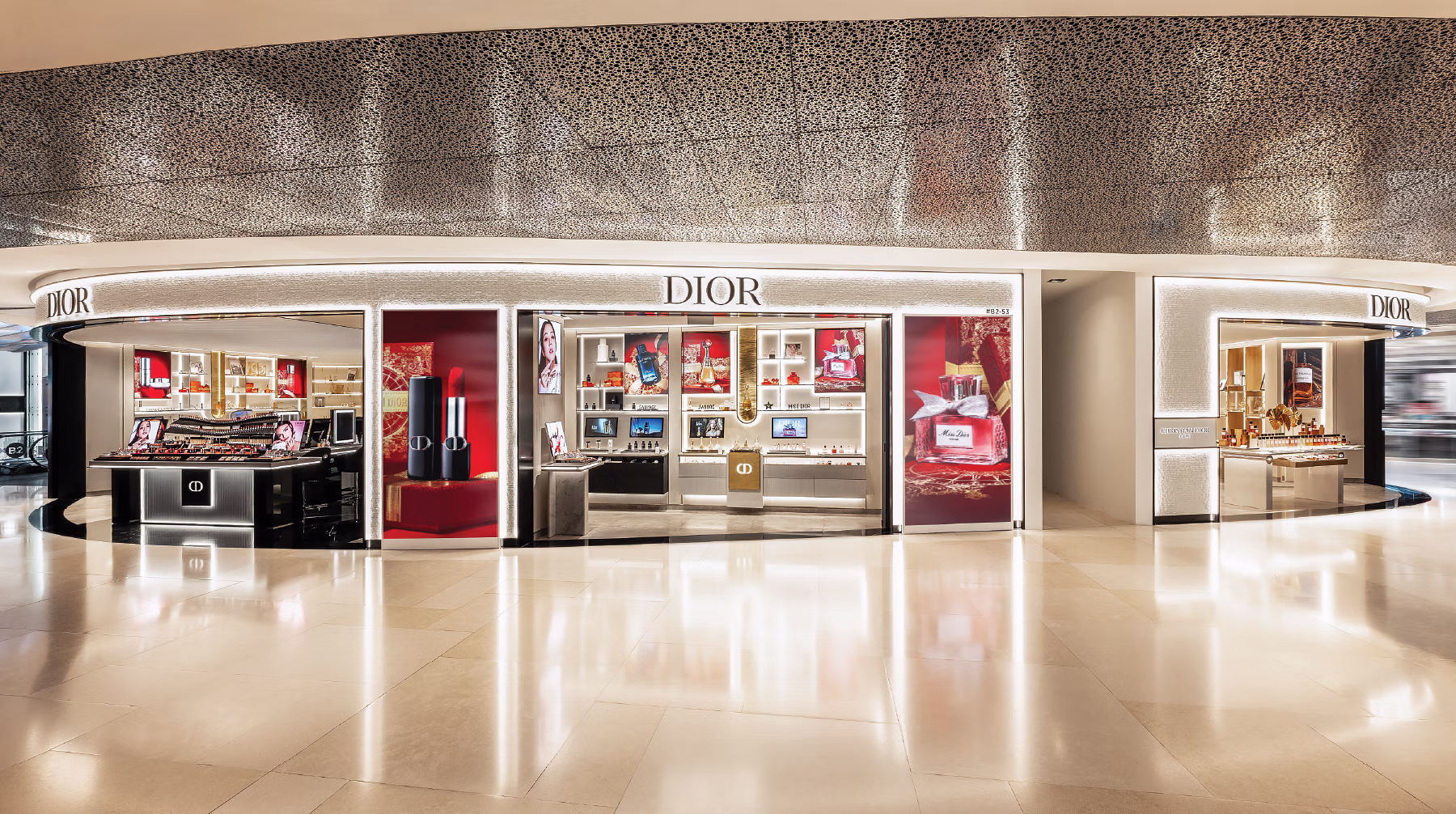 Matte Black's shopfront for Dior at ION Orchard Singapore.