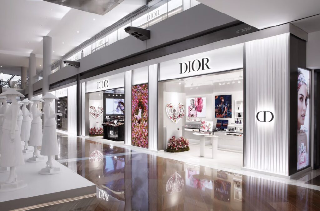 Matte Black's store for Dior at Marina Bay Sands, Singapore