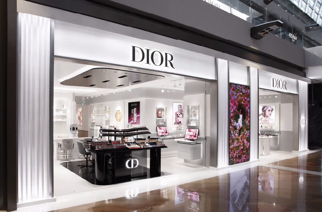 Matte Black's storefront for Dior at Marina Bay Sands, Singapore