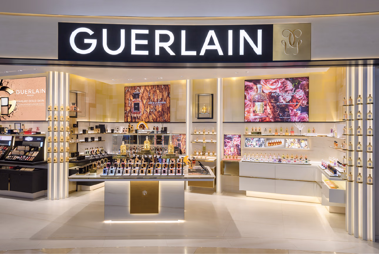 Matte Black's ION Orchard boutique for Guerlain.