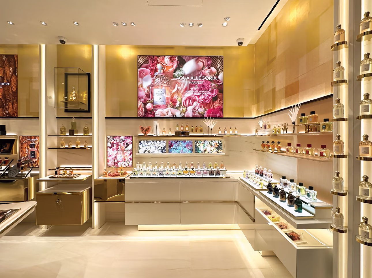 Guerlain's fragrance boutique store at ION Orchard, by Matte Black.
