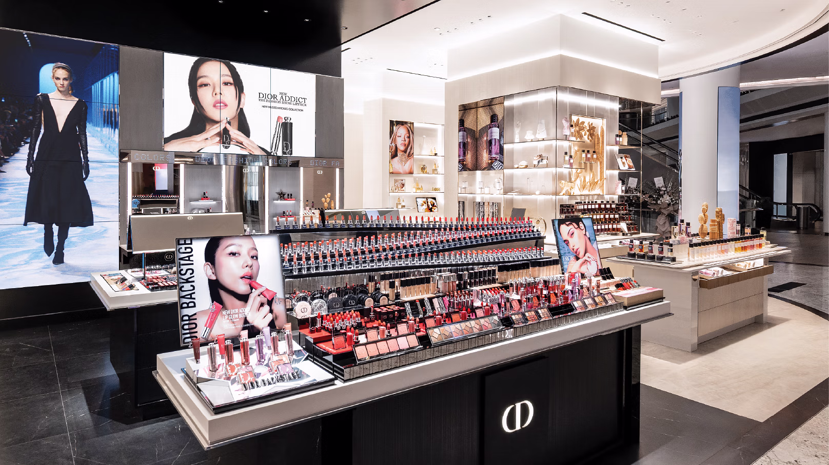 Matte Black's interior fit out for Dior