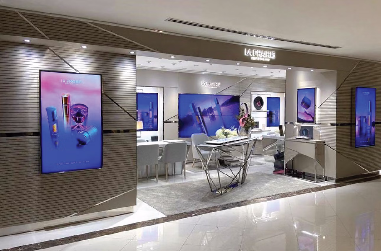 Matte Black's interior fitout for La Prairie at Shangri-La, Philippines.
